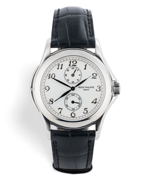 patek philippe calatrava travel time 5134g-001|patek philippe dual time.